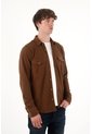 Tennis Buzo Tipo Camisa Café Para Hombre de Tennis