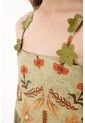 Vestido Corto Con Estampado De Flores Para Niña de Tennis