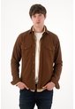 Tennis Buzo Tipo Camisa Café Para Hombre de Tennis