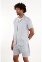 Tennis Camisa Tipo Bowling Crudo Para Hombre de Tennis