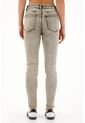 Tennis Jean Jegging Tiro Alto Gris Para Mujer de Tennis