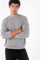 Tennis Buzo Cerrado Gris Para Hombre de Tennis