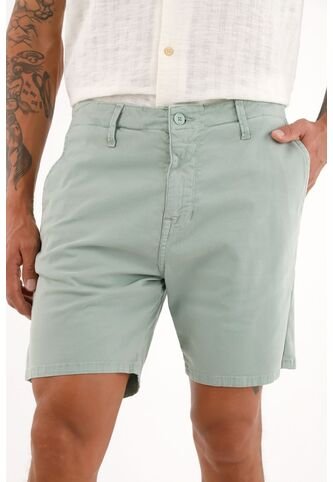 Tennis Bermuda Verde Con Teñido Overdye Para Hombre Tennis