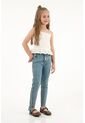 Jean Jegging Azul De Bota Asimétrica Para Niña de Tennis