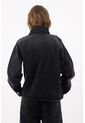Tennis Chaqueta Boxy Con Cierre Asimétrico De Botones Metálicos En Algodón Negro Para Mujer de Tennis