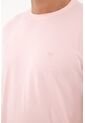 Camiseta Rosada Manga Corta Para Hombre de Tennis