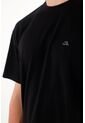 Tennis Camiseta Básica Estampada En Espalda Negro Para Hombre de Tennis