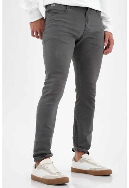 Pantalón Cinco Bolsillos Gris Para Hombre