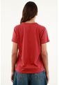 Camiseta Estampada Roja Para Mujer de Tennis