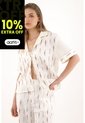 Tennis Camisa Manga Corta Con Estampado De Peces Para Mujer de Tennis