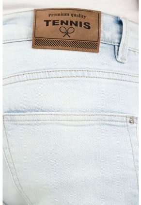 Tennis Jean Super Skinny Azul Claro Para Hombre