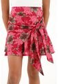 Falda Corta Estampada Para Niña de Tennis