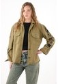 Tennis Chaqueta En 100% Algodón Verde Para Mujer de Tennis