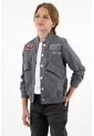 Chaqueta Gris Tipo Bomber Para Niño de Tennis