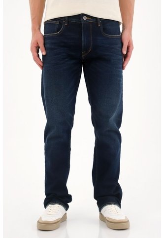 Tennis Jean Recto Con Detalles Selvedge Azul Oscuro Para Hombre Tennis