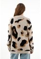 Tennis Buzo Afelpado Oversize De Animal Print De Ajuste Relajado Para Mujer de Tennis