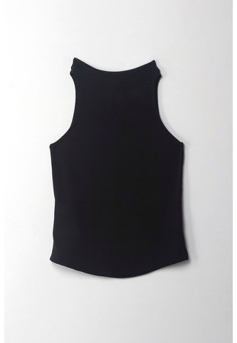 Tennis Camiseta En Tela Tejida Con Brillo Negra Para Mujer Tennis