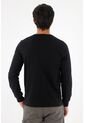 Tennis Camiseta De Manga Larga Negra Para Hombre de Tennis