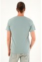 Tennis Camiseta Verde Manga Corta Para Hombre de Tennis