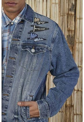 Chaqueta Azul Para Hombre