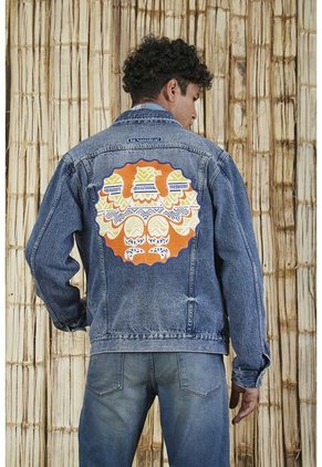 Chaqueta Azul Para Hombre