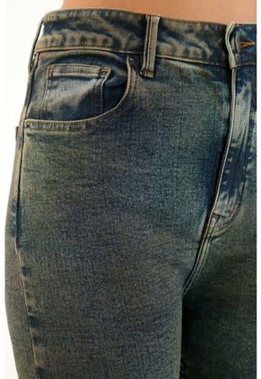 Tennis Jean Azul Con Efecto Tornasol Para Mujer