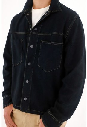 Tennis Chaqueta En Denim Azul Para Hombre