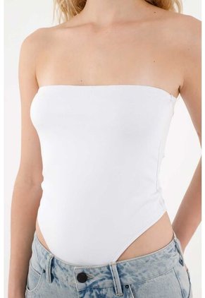 Tennis Body Strapless Blanco Para Mujer