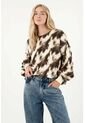 Tennis Buzo Estampado Silueta Oversize Para Mujer de Tennis