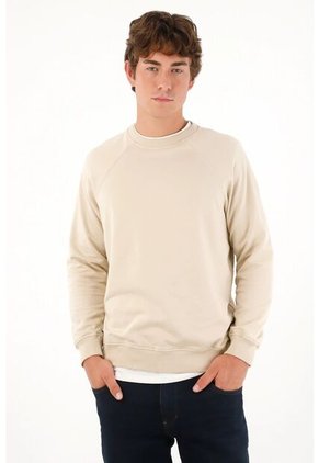 Tennis Buzo En Tela Perchada Crudo Para Hombre