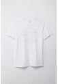 Tennis Camiseta Manga Corta Estampada Blanca Para Hombre de Tennis