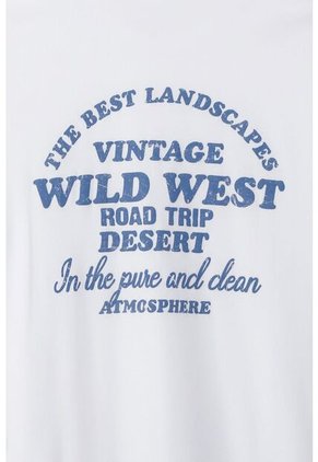 Tennis Camiseta Manga Corta Estampada Blanca Para Hombre