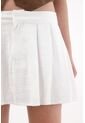 Tennis Falda Corta Con Tablas Crudo Para Mujer de Tennis