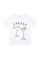 Tennis Camiseta Básica Estampada Blanca Para Mujer de Tennis