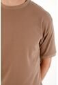 Tennis Camiseta Relaxed Con Textura Piqué En Algodón Camel Para Hombre de Tennis