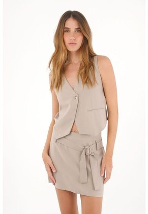 Tennis Chaleco Escote En V Verde Para Mujer