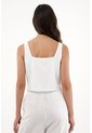 Tennis Chaleco Con Ajuste De Sesgos Blanco Para Mujer de Tennis