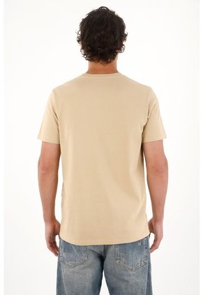 Tennis Camiseta En 100% Algodón Café Para Hombre