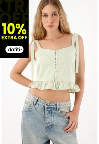 Tennis Camisa Tipo Crop Para Mujer Tennis