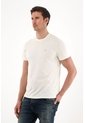 Tennis Camiseta Con Estampado En Espalda Crudo Para Hombre de Tennis