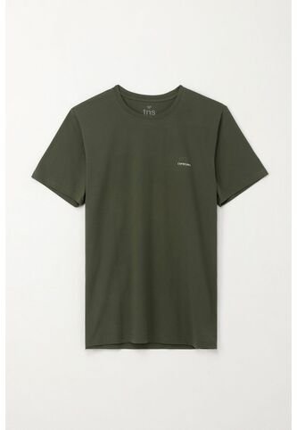 Tennis Camiseta Básica Manga Corta Verde Para Hombre Tennis