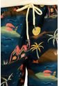 Pantaloneta De Baño Azul Con Estampado De La Selva Para Niño de Tennis