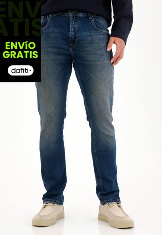 Tennis Jean Nudy De Tiro Medio Con Bordado En Relojera Para Hombre Tennis