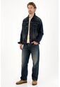 Tennis Jean Loose Con Roto Azul Oscuro Para Hombre de Tennis