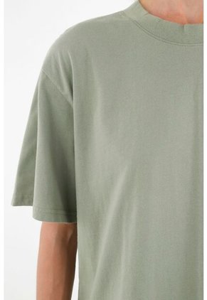 Camiseta Oversize Verde Para Mujer