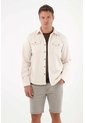 Tennis Bermuda Nudy Con Efecto Vintage Gris Para Hombre de Tennis