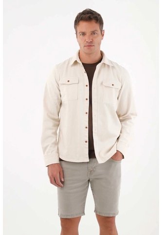 Tennis Bermuda Nudy Con Efecto Vintage Gris Para Hombre Tennis