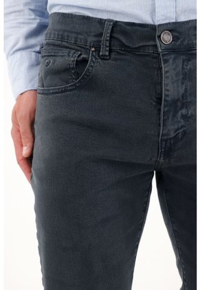 Tennis Pantalón En Denim Azul Para Hombre