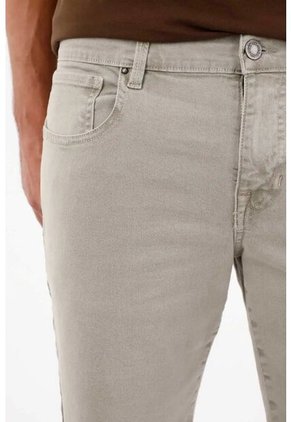 Tennis Bermuda Nudy Con Efecto Vintage Gris Para Hombre