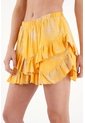 Tennis Falda Corta Con Boleros Amarilla Para Mujer de Tennis